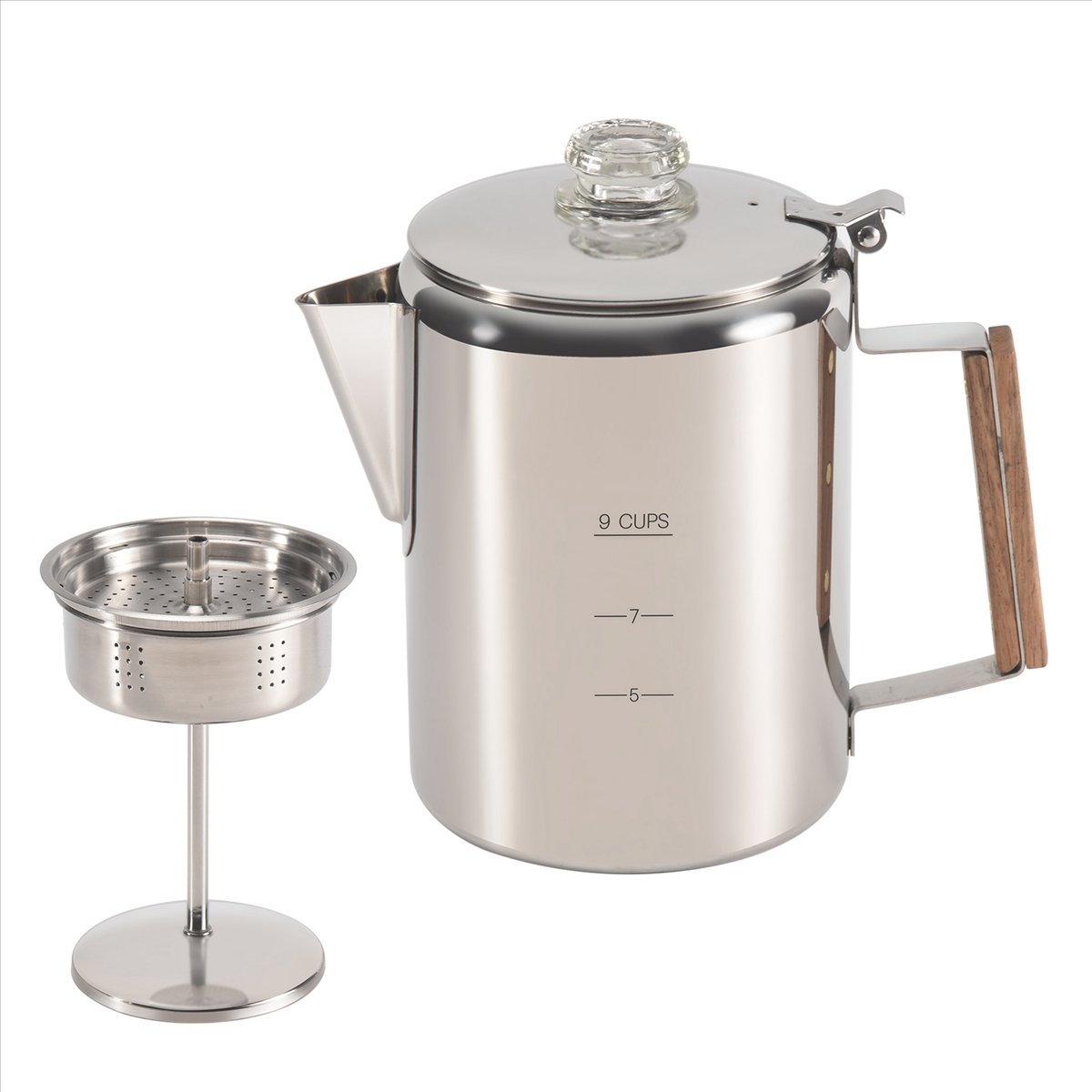 HITL Coffee Percolators Stovet - đánh giá và giá Camp Percolator Coffee