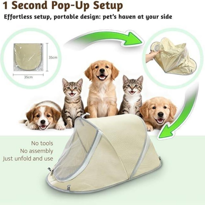 Portable Dog Tent Outdoor Sun  - đánh giá và giá Outdoor Camping Dog Fence
