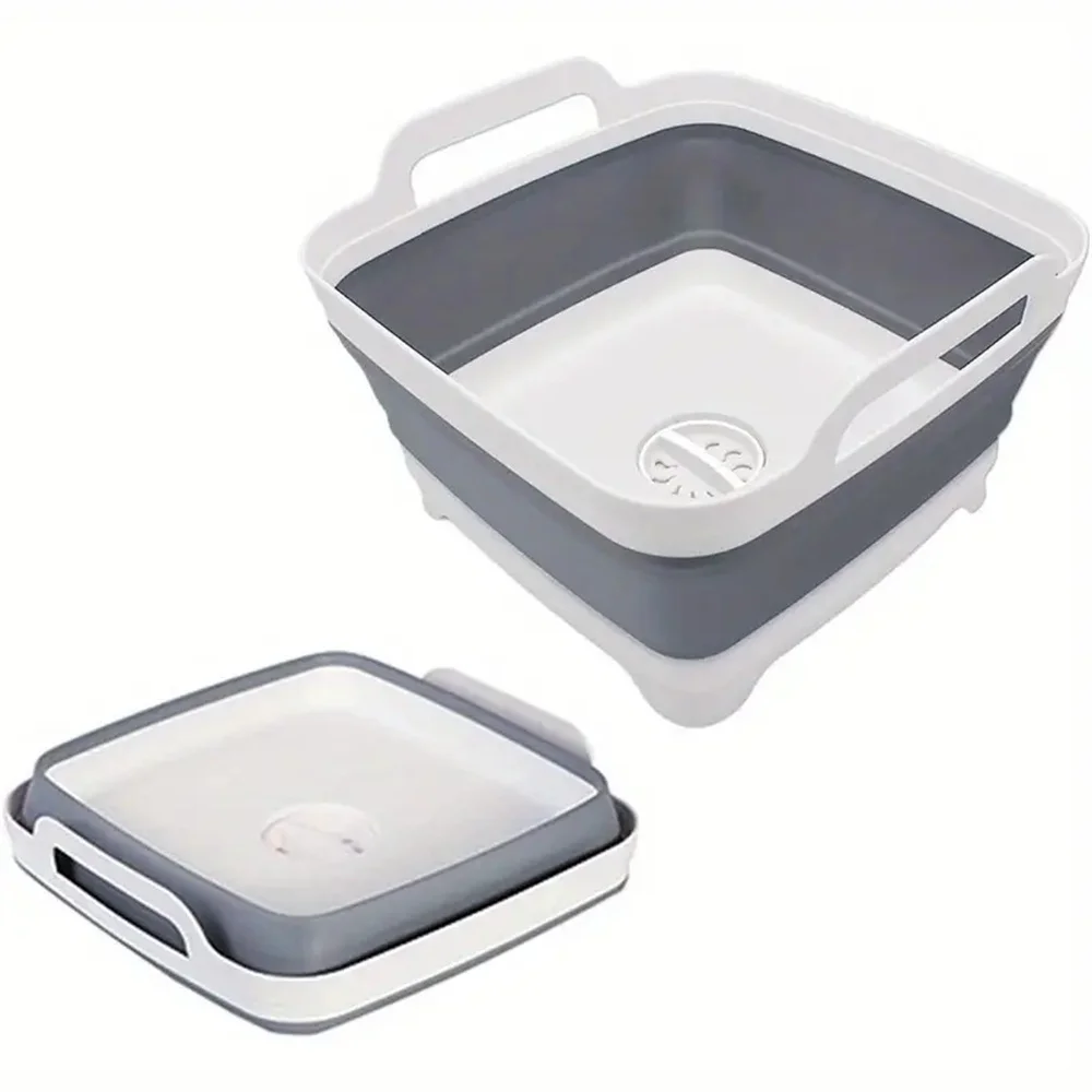 1Pc Square Fruit Vegetable Was - đánh giá và giá Outdoor Camping Sink