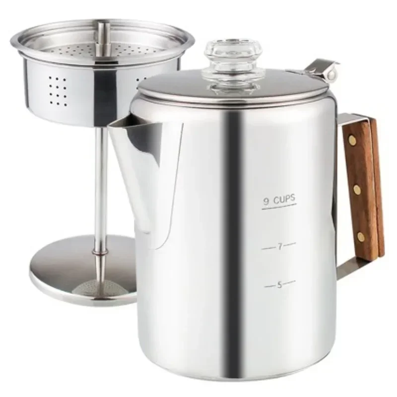 Stainless Steel Coffee Percola - đánh giá và giá Camp Percolator Coffee
