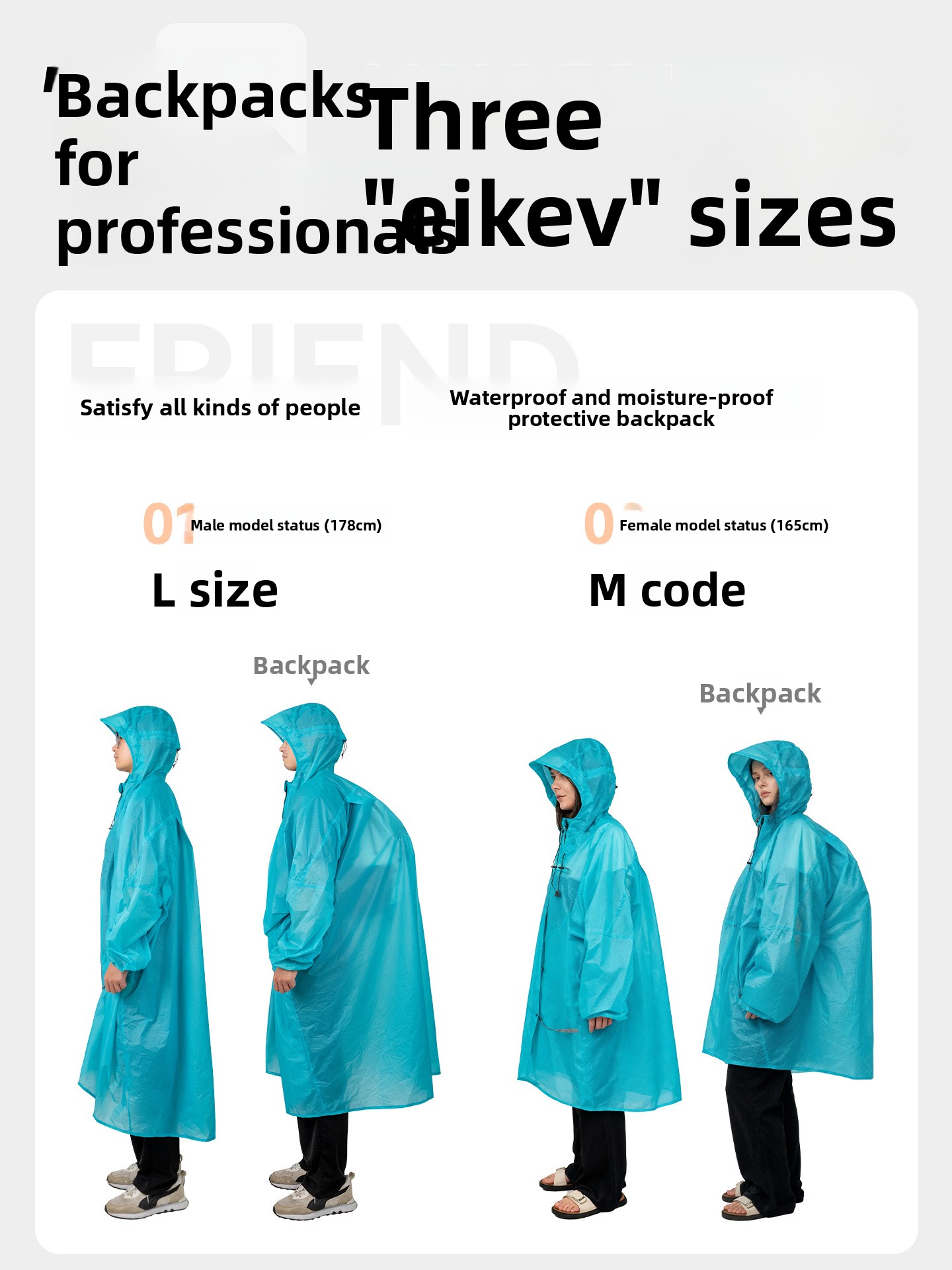 Lightweight One-Piece Rain Sui - đánh giá và giá Camping Rain Poncho